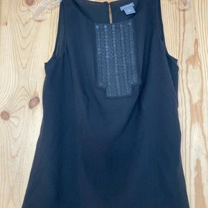 lined chiffon with unique metal and sparkles under a mesh design front